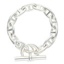 エルメス HERMES サイズ:12LINK Chaine d'Ancre GM シェーヌダンクルGMシルバーブレスレット(シルバー 69.46g)【72405...