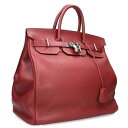 エルメス HERMES サイズ:40 オータクロア40 □I SV金具トゴハンドバッグ(ボルドー)【024052】【GZ11】【小物】【中古】bb380#rin...