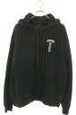クロムハーツ Chrome Hearts サイズ:XL SWTSHRT PLVR バックアーチロゴプリントプルオーバーパーカー(ブラック)【124052】【SS13】【メンズ】【中古】bb420#rinkan*B