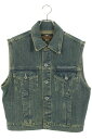 ハーレーダビッドソン Harley-Davidson サイズ:M バックロゴデニムベスト(インディゴ)【105052】【BS99】【メンズ】【中古】【準新入荷】...