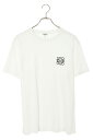 ロエベ LOEWE サイズ:S H526Y22X75 アナグラムロゴ刺繍Tシャツ(ホワイト)【324052】【SB01】【メンズ】【中古】bb127#rinka...