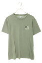 ロエベ LOEWE サイズ:S H526Y22J26 アナグラム刺繍Tシャツ(カーキ)【324052】【SB01】【メンズ】【中古】bb127#rinkan*B
