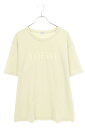 ロエベ LOEWE サイズ:XL H526Y22X88 ロゴ刺繍Tシャツ(ベージュ)【224052】【SB01】【メンズ】【中古】bb127#rinkan*B
