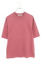 アクネストゥディオズ ACNE STUDIOS サイズ:XXS FN-MN-TSHI000353 ロゴスタンププリントTシャツ(レッド調)【224052】【SB...