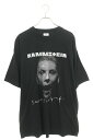 ヴェトモン VETEMENTS サイズ:S RAMMSTEIN PRINTED T-SHIRT MAH18TR27 オーバーサイズラムシュタインプリントTシャツ...