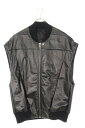 リックオウエンス Rick Owens サイズ:46 24SS RU01D3761-SCT ジャンボフライベスト(ブラック)【105052】【BS99】【メンズ...