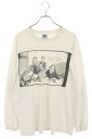 ヴィンテージ VINTAGE サイズ:XL NIRVANA ニルヴァーナ PORTRAITプリント長袖カットソー(ライトグレー)【324052】【SB01】【メ...