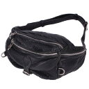 クロムハーツ Chrome Hearts #1 SNAT PACK スナットパック ダガージップガンスリンガーベルトレザーウエストバッグ(ブラック×シルバー)...