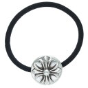 クロムハーツ Chrome Hearts HAIRBAND クロスボールボタンヘアゴム シルバーコンチョ(シルバー 総重量14.92g)【624052】【SS...