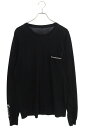 クロムハーツ Chrome Hearts サイズ:L CH L S 2 袖ロゴプリント長袖カットソー(ブラック)【305052】【GZ11】【メンズ】【中古】bb297#rinkan*B