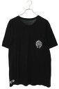 クロムハーツ Chrome Hearts サイズ:L CH T-SHRT LTD HEROプロジェクトバックプリントTシャツ(ブラック)【424052】【SJ0...