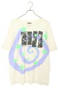 セントマイケル SAINT MICHAEL サイズ:S 23SS SM-S23-0000-024 ヒューマニティプリントTシャツ(ホワイト)【424052】【H...