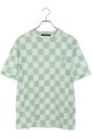 ルイヴィトン LOUISVUITTON サイズ:S RM242MM NPG HRY10W ダミエモノグラムプリントTシャツ(グリーン)【424052】【SS13...