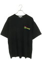 コムデギャルソン COMME des GARCONS サイズ:S OI-T007 AD2022ロゴプリントTシャツ(ブラック)【524052】【BS99】【メン...
