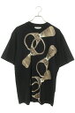 ジェイダブリューアンダーソン J.W.Anderson サイズ:XS JT0144PG1244999 プリントTシャツ(ブラック)【524052】【BS99】【...