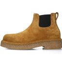 ボッテガヴェネタ BOTTEGA VENETA サイズ:42 クレープソールチェルシーブーツ(ブラウン)【105052】【BS99】【メンズ】【小物】【中古】【...
