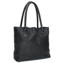 クロムハーツ Chrome Hearts FS TOTE FSトート クロスパッチ付きレザートートバッグ(ブラック)【624052】【NO05】【小物】【中古...