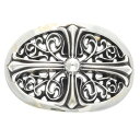 クロムハーツ Chrome Hearts BUCKL OVAL CROSS1.5 1.5クラシックオーバルクロス シルバーバックル(シルバー 164.56g)...
