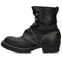 クロムハーツ Chrome Hearts サイズ:8.5 JOBMASTER ジョブマスター クロスパッチ付きレザーブレードレースアップブーツ(ブラック×シルバ...