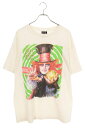 セントマイケル SAINT MICHAEL サイズ:L SM-A23-0000-C25 MAD HATTERプリントTシャツ(ホワイト)【724052】【OM1...