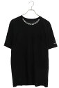 クロムハーツ Chrome Hearts サイズ:L CH T-SHRT 1 ネックロゴプリントポケットTシャツ(ブラック)【724052】【GZ11】【メンズ...