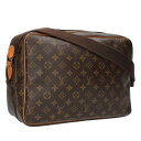 ルイヴィトン LOUISVUITTON サイズ:GM M45252 リポーターGM モノグラムショルダーバッグ(ブラウン)【724052】【OM10】【小物】【...