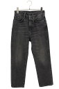 アクネストゥディオズ ACNE STUDIOS サイズ:25/30 A00367 ハイウエストクロップドデニムパンツ(グレー)【105052】【BS99】【メンズ】【中古】bb429#rinkan*B