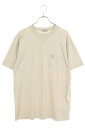 ディオール DIOR サイズ:M 243J634A0677 ロゴ刺繍Tシャツ(ベージュ)【724052】【SB01】【メンズ】【中古】bb127#rinkan*...