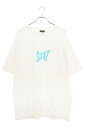セントマイケル SAINT MICHAEL サイズ:XXXL SM-YS8-0000-012 SAINTロゴプリントTシャツ(ホワイト×ブルー)【824052】...