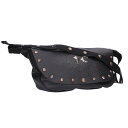 サグクラブ THUG CLUB TC23AC0402 DRAGON MESSENGER BAG スタッズレザーショルダーバッグ(ブラック×シルバー)【7240...