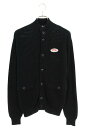 ヒステリックグラマー HYSTERIC GLAMOUR サイズ:M 02181ND01 ワッペン付きカーディガン(ブラック)【105052】【BS99】【メンズ...
