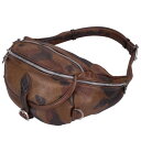 クロムハーツ Chrome Hearts #1 SNAT PACK スナットパック ダガージップガンスリンガーベルトレザーボディーバッグ(グリーン×シルバー)...