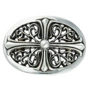 クロムハーツ Chrome Hearts BUCKL OVAL CROSS1.5 1.5クラシックオーバルクロス シルバーバックル(シルバー 163.08g)...