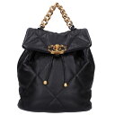シャネル CHANEL シャネル19 AS4223 ココマークターンロックキルティングチェーンバックパック(ブラック×ゴールド×シルバー)【824052】【S...