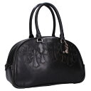 クロムハーツ Chrome Hearts GYM SM ジムバッグ 現行型CHチャーム付きスモールレザーハンドバッグ(ブラック×シルバー)【924052】【S...