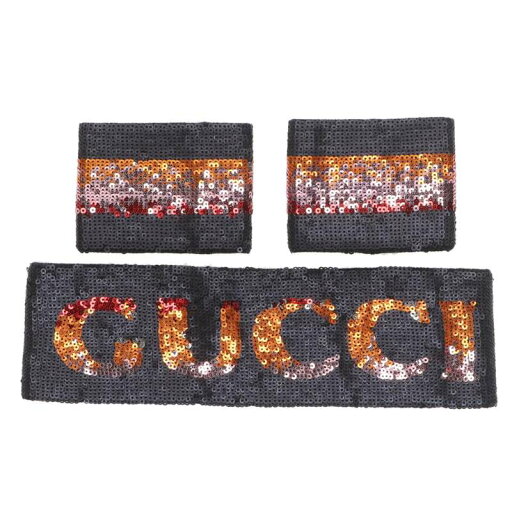 グッチ GUCCI サイズ:M ヘア リストバンドバンドセット(ブラック×オレンジ)【915052】【BS99】【小物】【中古】bb334#rinkan*B グッチ GUCCI サイズ:M ヘア リストバンドバンドセット(ブラック×オレンジ)【915052】【BS99】【小物】【中古】bb334#rinkan*B