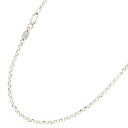 クロムハーツ Chrome Hearts サイズ:18inch NECKCHAIN R18 ロールチェーン18inch シルバーネックレス(シルバー 5.1g)【505052】【SJ02】【小物】【中古】bb92#rinkan*B(4)
