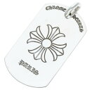 クロムハーツ Chrome Hearts D TAG LRG LTD ラージドッグタグ パリ限定ラージドッグタグネックレストップ(シルバー 23.05g)【4...