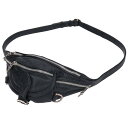 クロムハーツ Chrome Hearts SNAT PACK mini スナットパックミニ ダガージップガンスリンガーベルトレザーウエストバッグ(ブラック×シ...