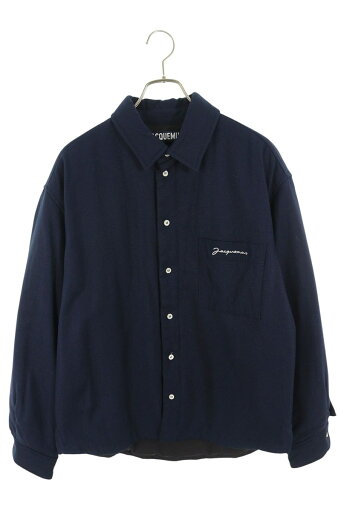 ジャックムス JACQUEMUS サイズ:48 236SH105 ロゴ刺繍ブルゾン(ネイビー)【505052】【BS55】【メンズ】【中古】bb356#rinkan*B ジャックムス JACQUEMUS サイズ:48 236SH105 ロゴ刺繍ブルゾン(ネイビー)【505052】【BS55】【メンズ】【中古】bb356#rinkan*B