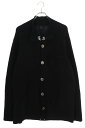 クロムハーツ Chrome Hearts サイズ:XL SAILIN ON CARDIGAN クロスパッチ付きバック刺繍カシミアニットカーディガン(ブラック)【305052】【SJ02】【メンズ】【中古】bb310#rinkan*B