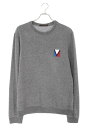 ルイヴィトン LOUISVUITTON サイズ:S 12AW RM122M H2JR42JU4 コットンカシミアクルーネックスウェット(グレー)【215052】...