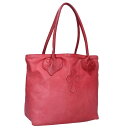 クロムハーツ Chrome Hearts FS TOTE FSトート クロスパッチ付きレザートートバッグ(レッド)【305052】【SJ02】【小物】【中古】...