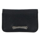 クロムハーツ Chrome Hearts CARD CASE グロメット付きカードケース(ブラック)【305052】【SS07】【小物】【中古】bb92#ri...