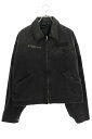 マスターマインド mastermind サイズ:1 DISTRESSED CANVAS WORK JACKET バックプリントワークジャケット(ブラック)【90...