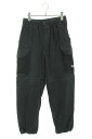シュプリーム SUPREME サイズ:S 21SS Mesh Pocket Belted Cargo Pant メッシュポケットベルトカーゴロングパンツ(ブラッ...