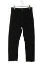 セリーヌ CELINE サイズ:34 2 1V31 523B カットオフデニムパンツ(ブラック)【905052】【BS99】【レディース】【中古】bb51#rinkan*B