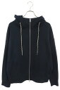 ジルサンダー JILSANDER サイズ:S JSUO707001 ジップパーカー(ネイビー)【015052】【BS99】【メンズ】【中古】bb33#rinkan*A(4)