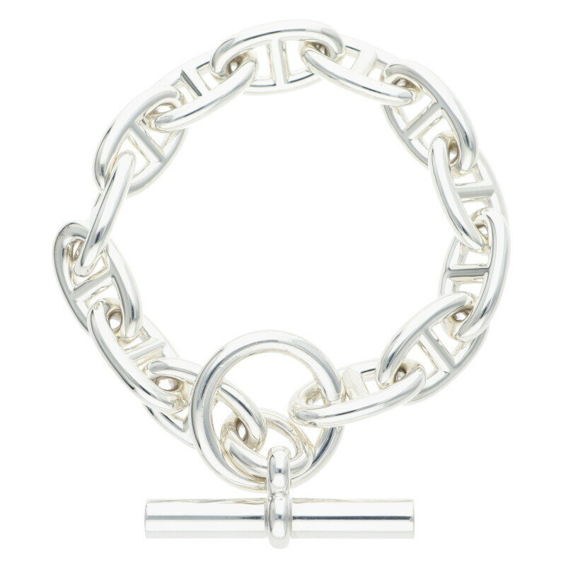 エルメス HERMES　サイズ:13LINK Chaine d'Ancre GM シェーヌダンクルGMシルバーブレスレット(シルバー 73.93g)【415052】【GZ14】【小物】【中古】bb14#rinkan*S