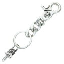 クロムハーツ Chrome Hearts サイズ:ショート CLP CHN CLASSIC-S ショートクラシックリンク シルバーキーチェーン(シルバー 51.25g)【825052】【OS06】【小物】【中古】bb212#rinkan*B